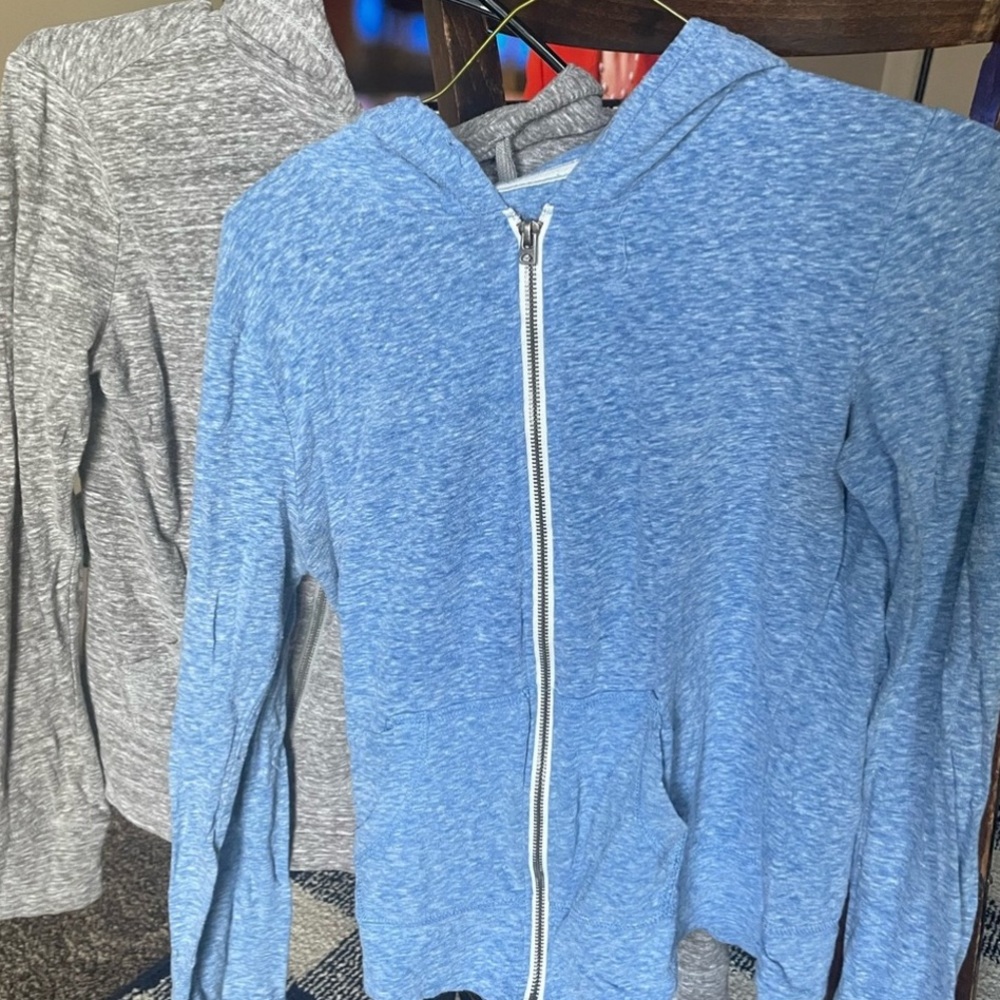 Basic Zip up hooded jacket. GREY NO LONGER AVAILABLE